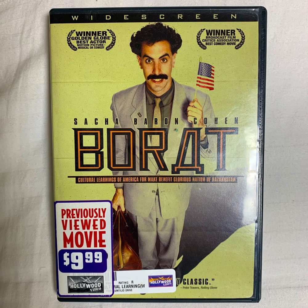 🆕 DVD Movie Borat Cultural Learnings America Benefit Glorious Nation Kazakhstan